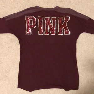 Oversized Victoria’s Secret PINK shirt